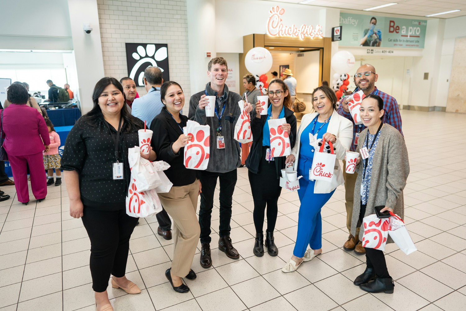 ChickfilA Grand Opening in Terminals