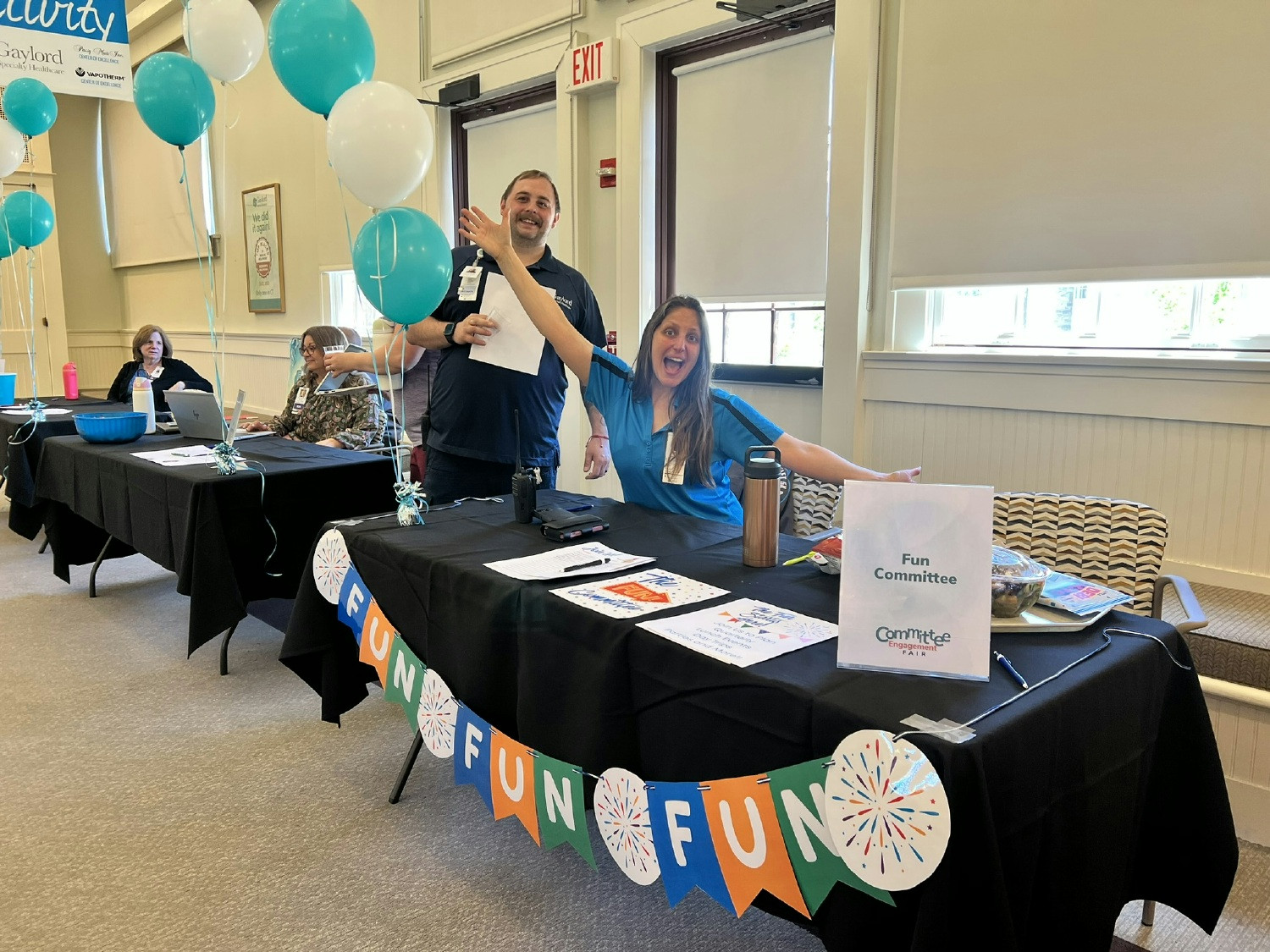 Committee Fair - Fun Committee. 15 different committees hosted an event to welcome new volunteers!