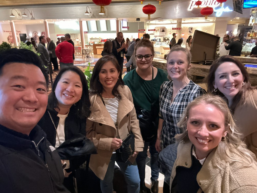 Marketing team dinner in Vegas!