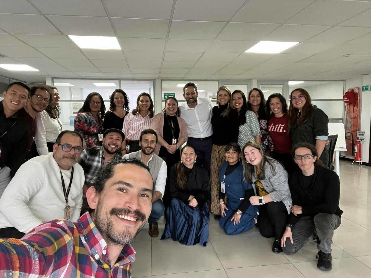 President and CEO Benjamin Feit visiting our MELSA team in Bogota, Colombia.