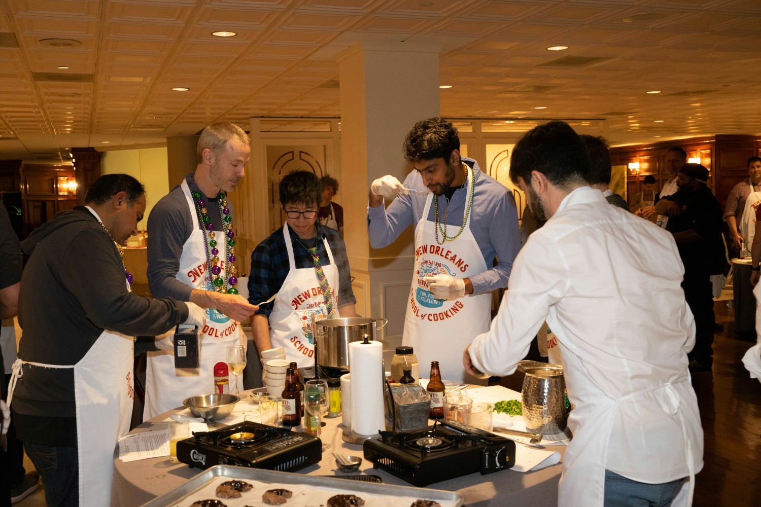 Team-building cooking activity