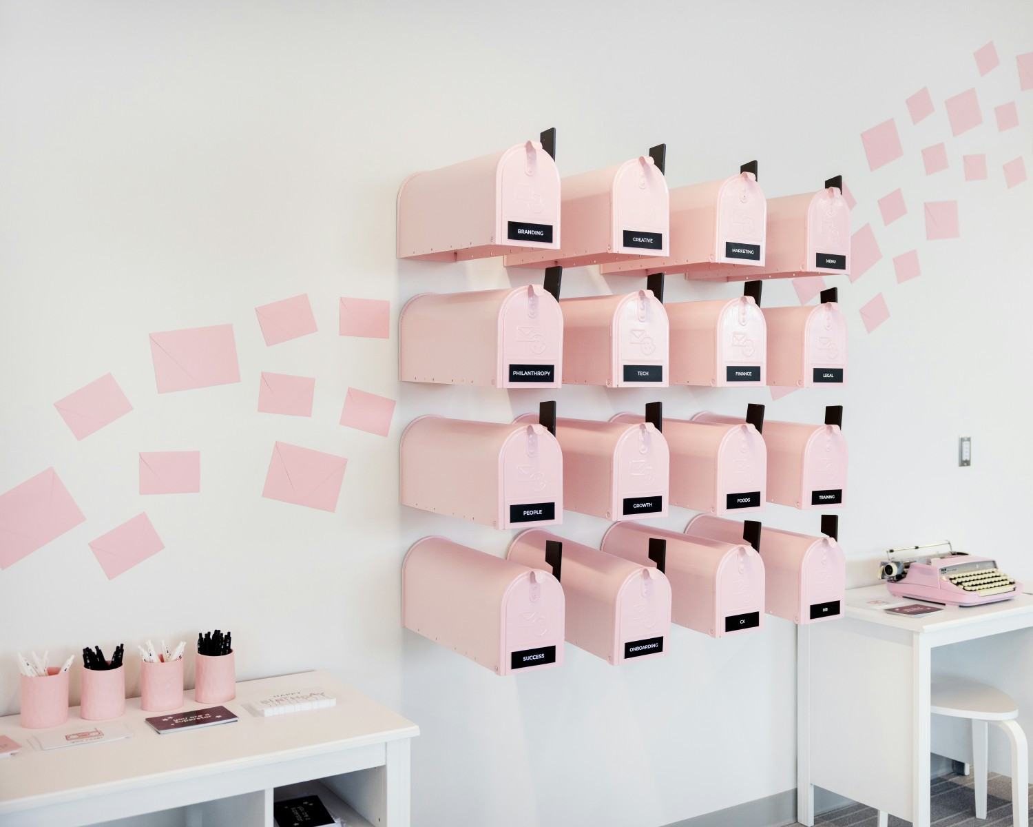 Appreciation Station: A place to write notes and thank co-workers