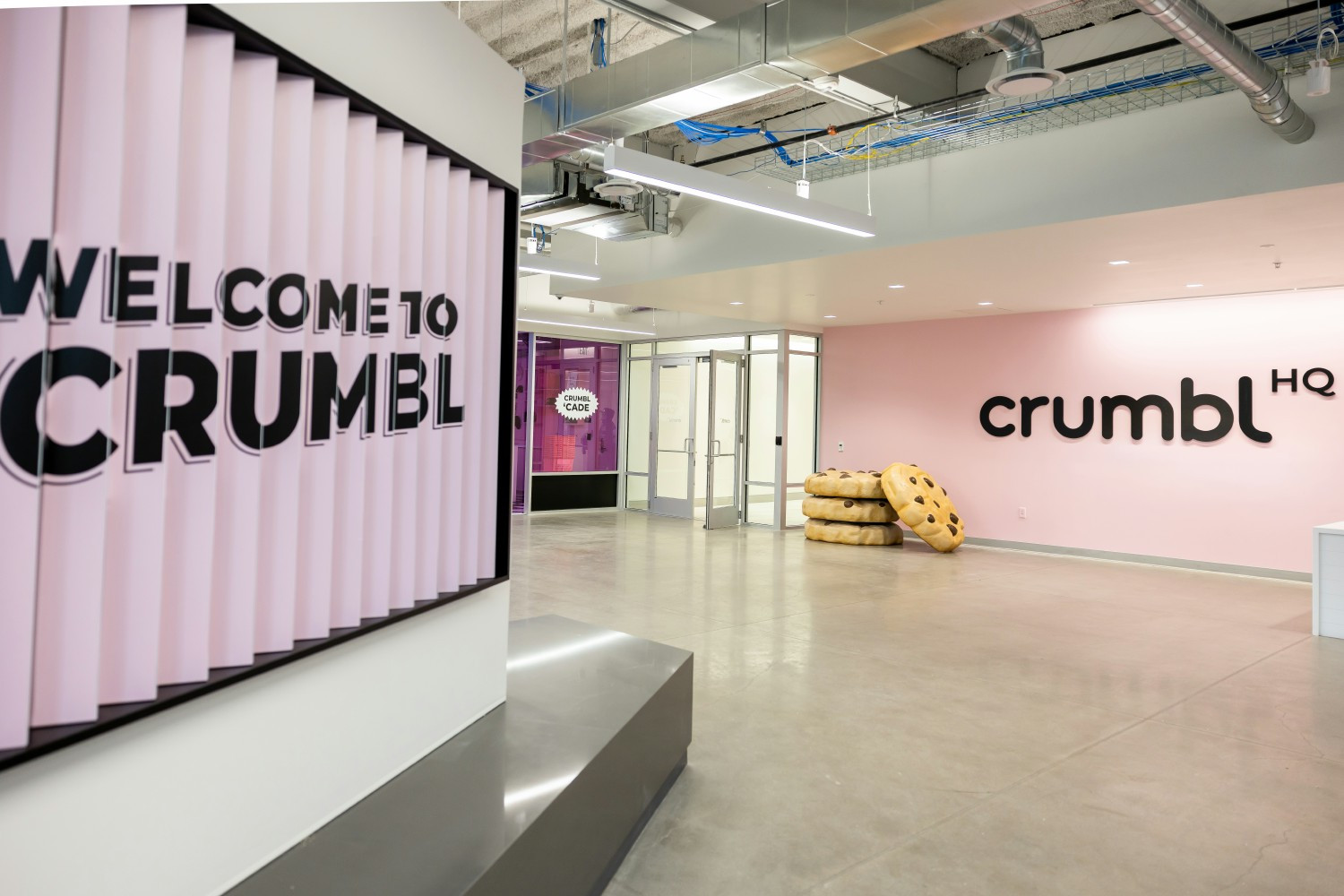 Crumbl HQ Lobby