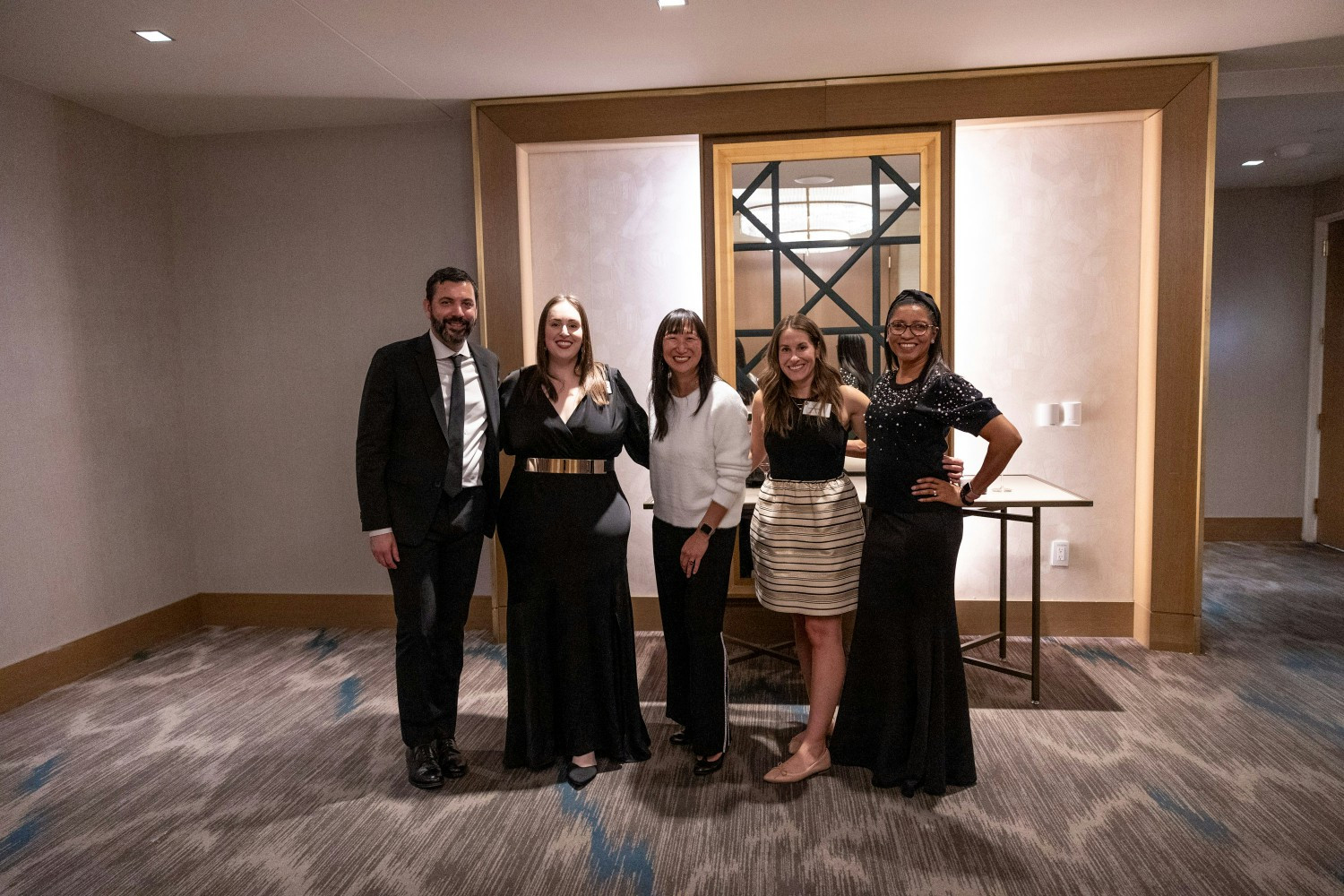 7.	AIA Staff at AIA Inauguration
