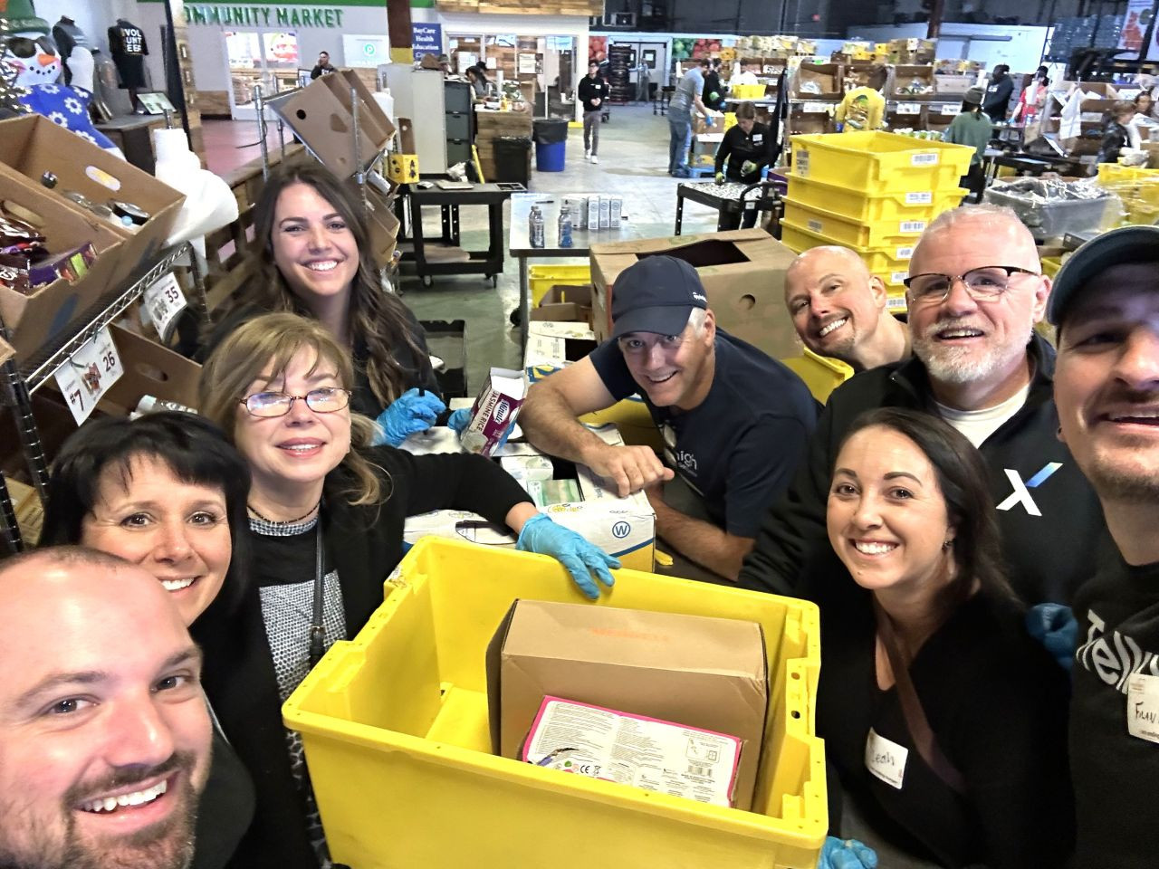 Trellix Tampa employees 'Gives Back' event
