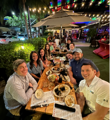 Company dinner at Bar Rita in Ft. Lauderdale, FL