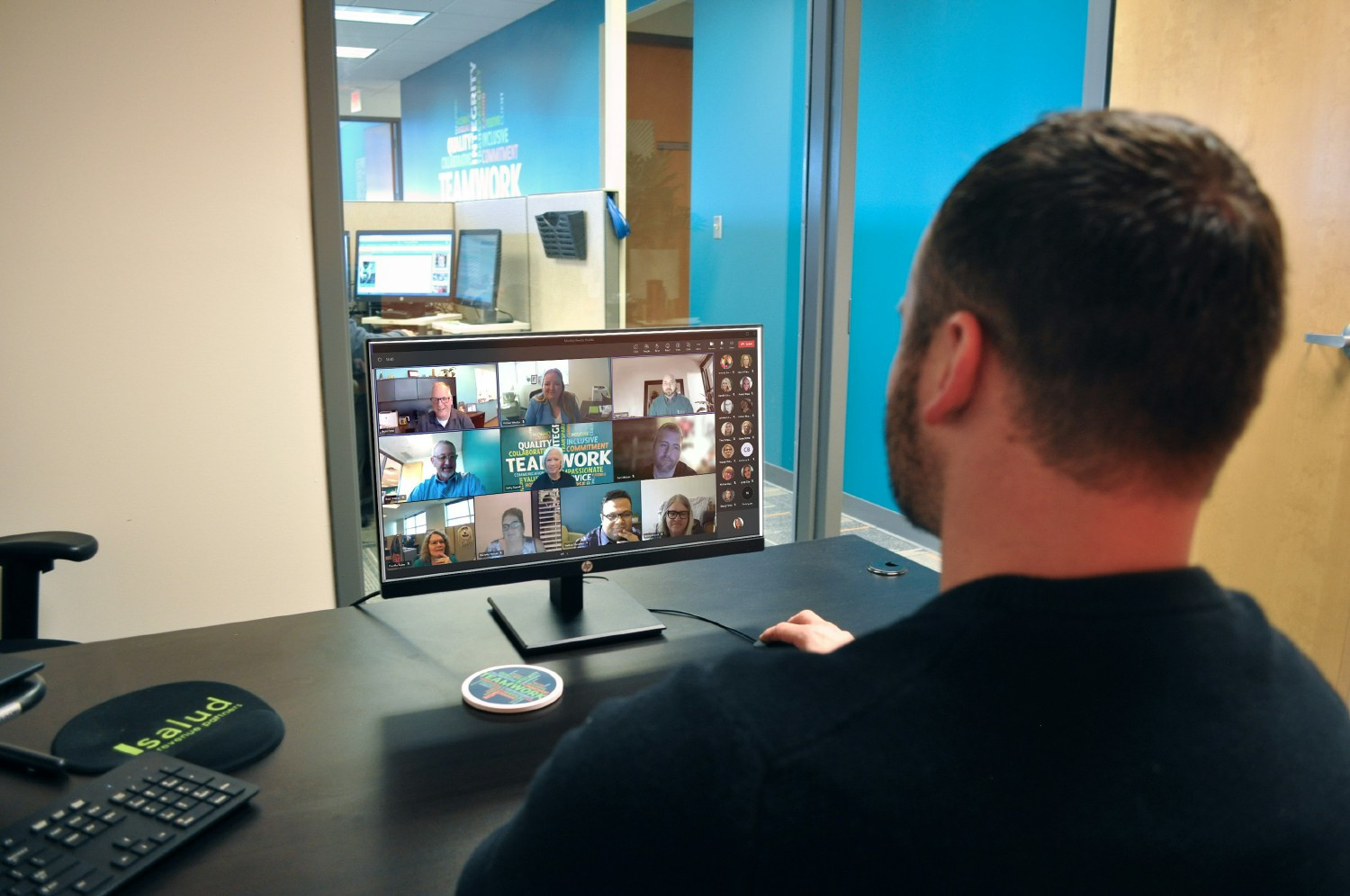 Salud puts a high priority on employee engagement in their remote and hybrid work environment.