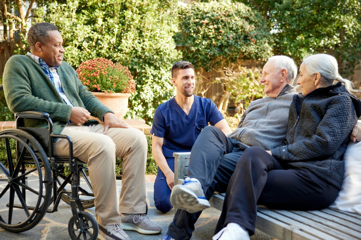 Our Rehab therapy professionals support older adults across the continuum.