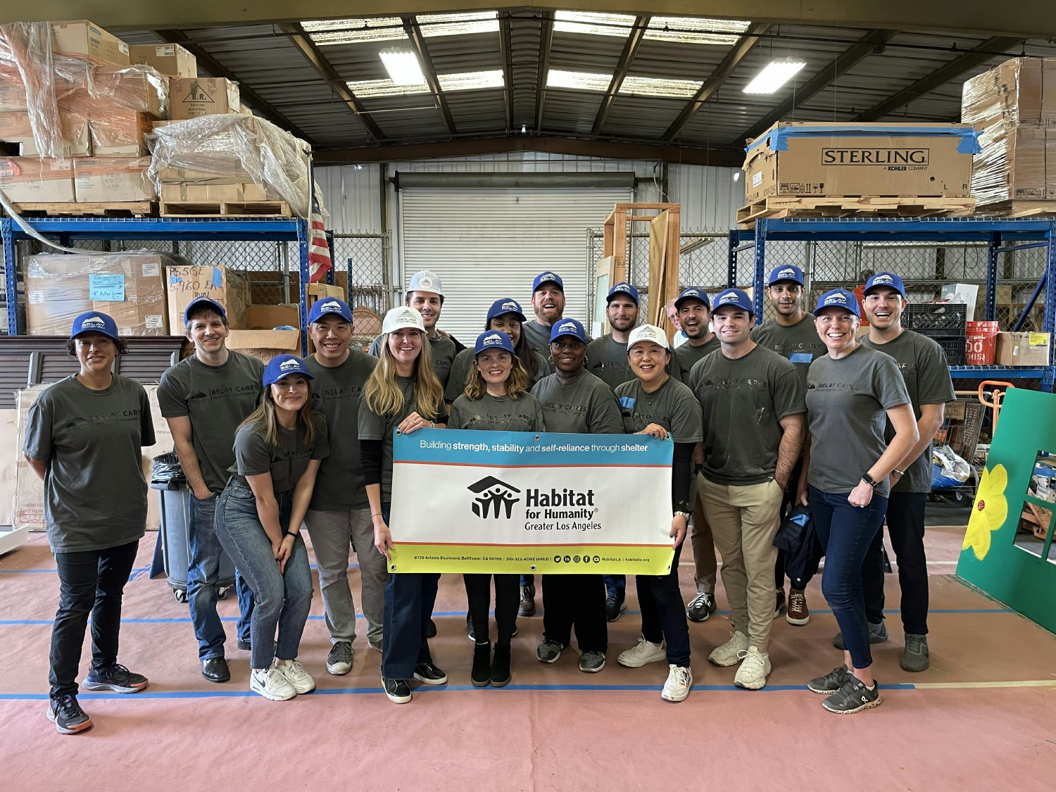 Belay Investment Group giving back during their Annual Volunteer Day