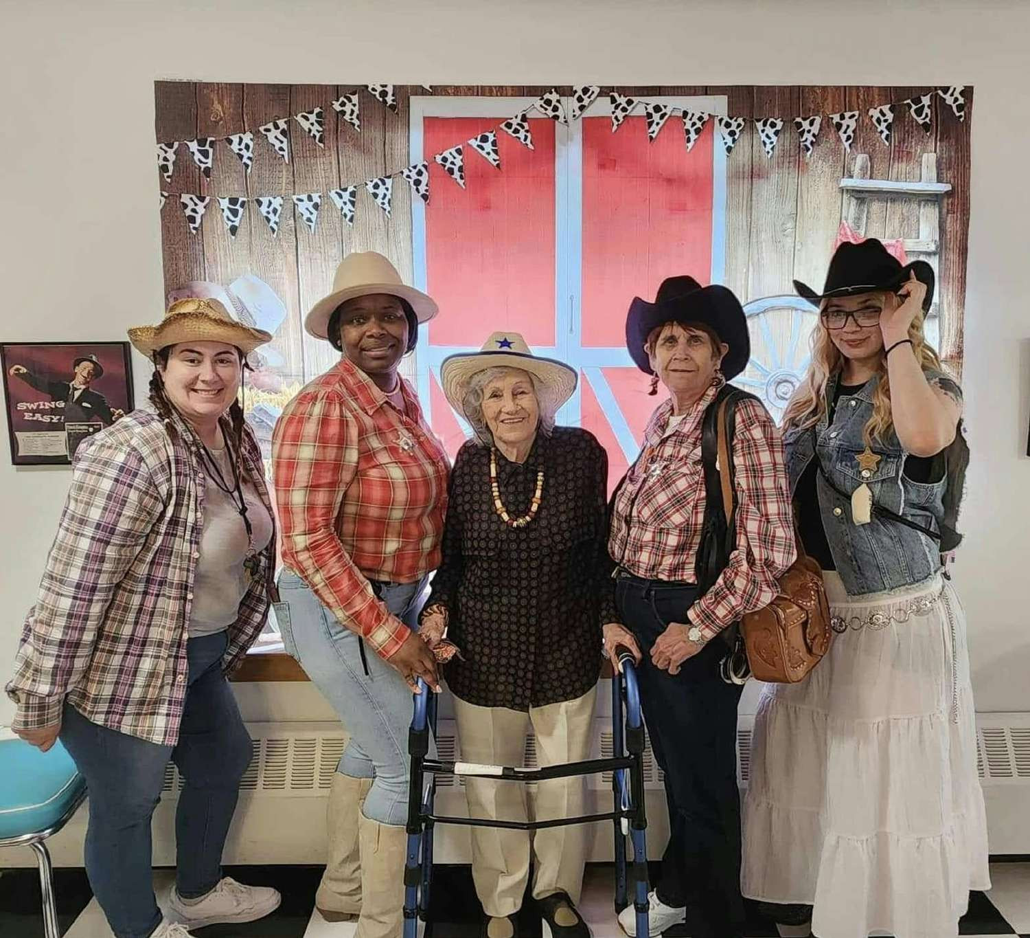 Our employees and residents enjoying Western Day!