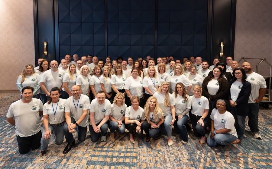 Our sales team at our sales summit in 2024. 