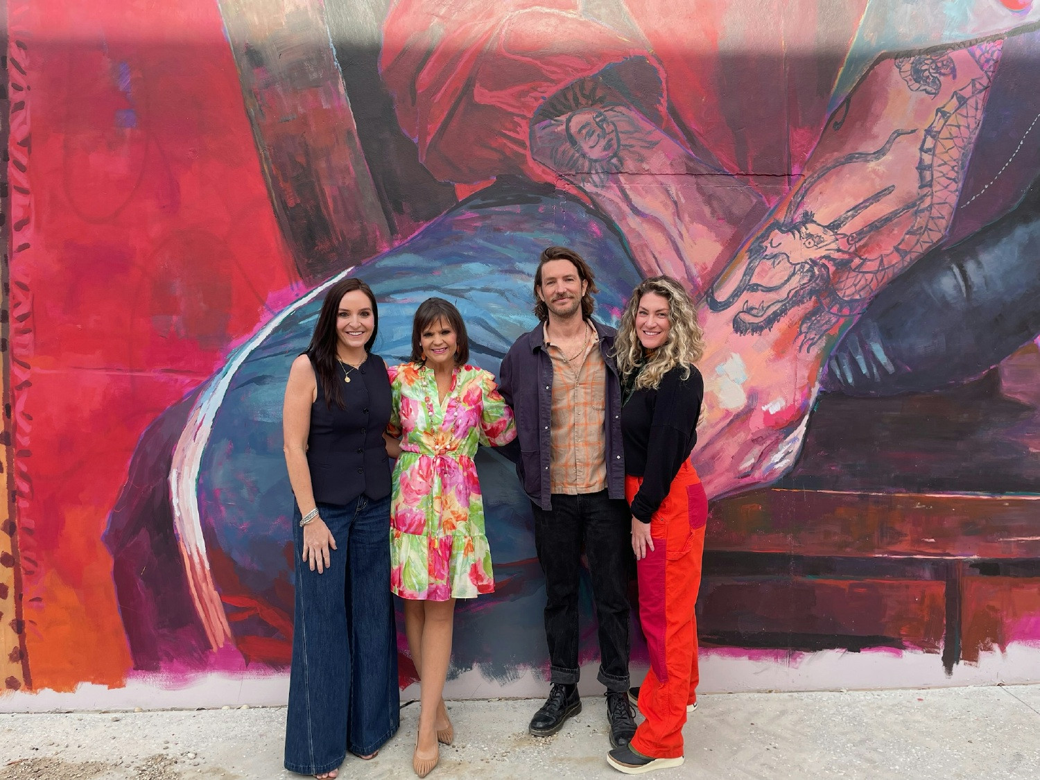 Inwood Design District's Art Docks Press Day