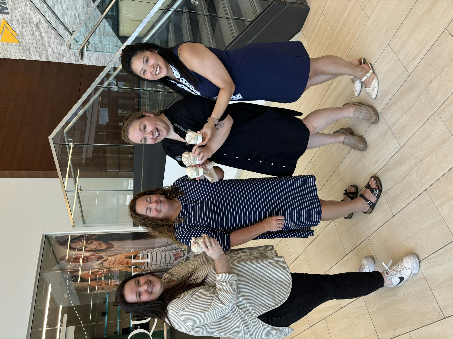 We spoil our team with regular treats. This was a shot of some of our Ops team enjoying the ice cream truck.