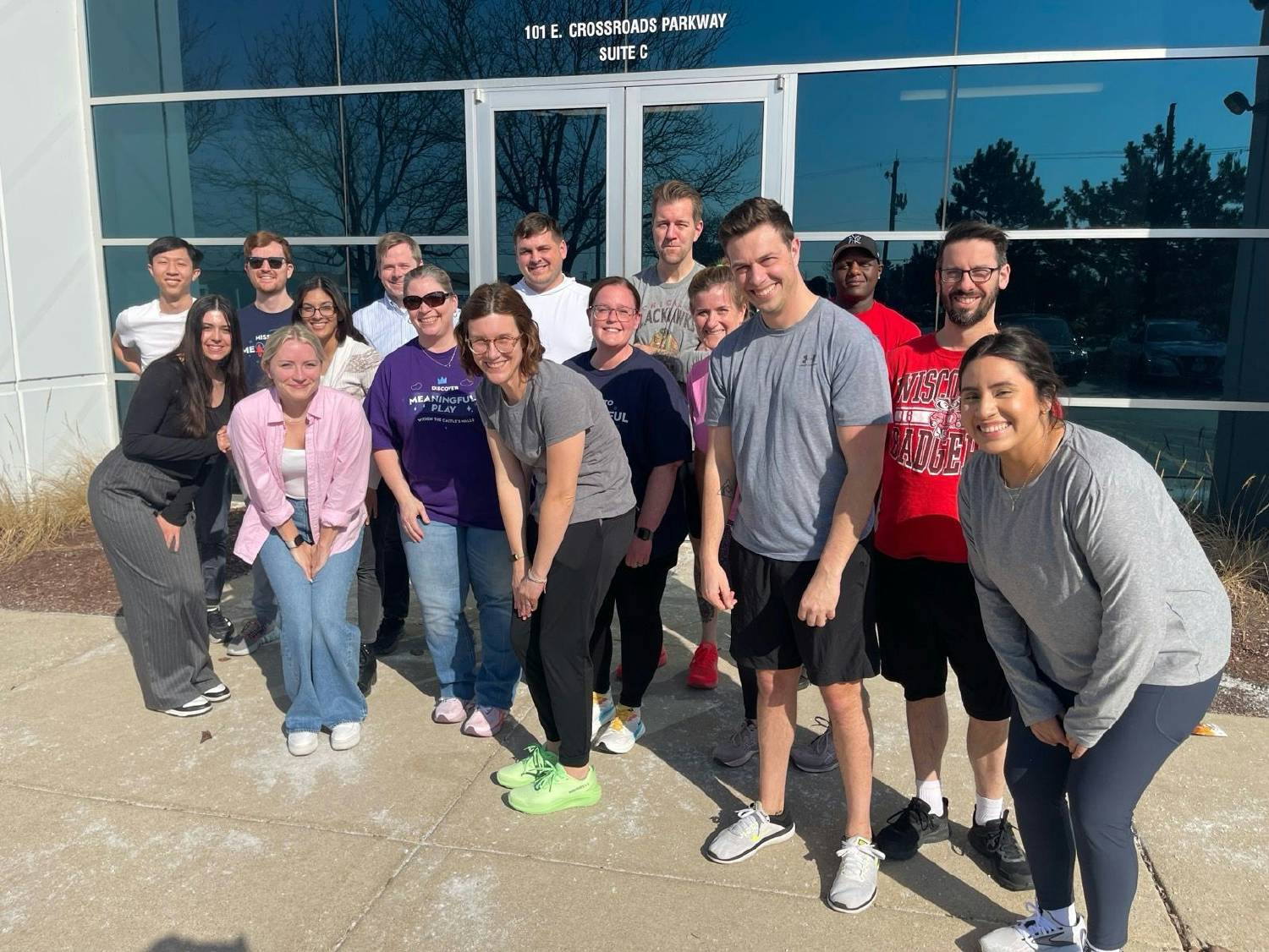 Mental health matters—our walk/run club keeps wellness top of mind whenever the weather lets us get outside together.