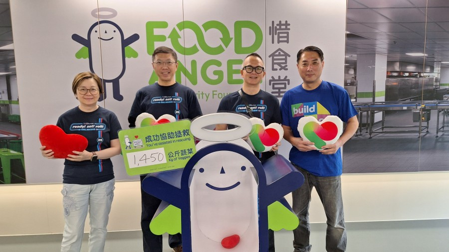 Our Hong Kong team took time out of their day to visit their local food pantry.