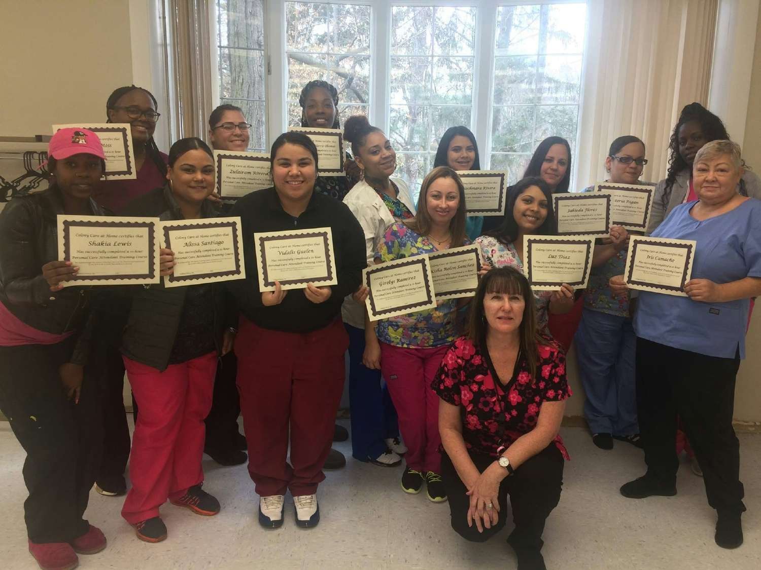 Colony Care at Home employees receiving their certifications and getting promoted!  Internal growth at its best!