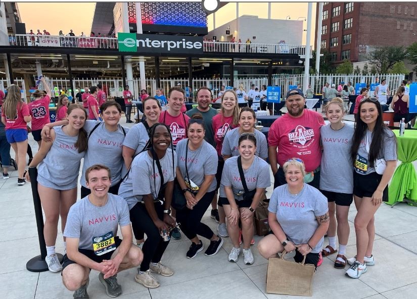 Navvis supports the St. Louis Sports Foundation Biz Dash 5k, an annual charity race that supports youth sports programs.