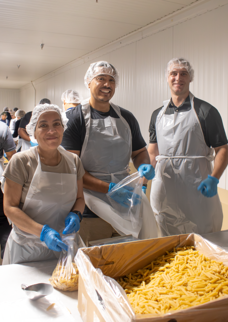 Team members giving back at the Greater Chicago Food Depository