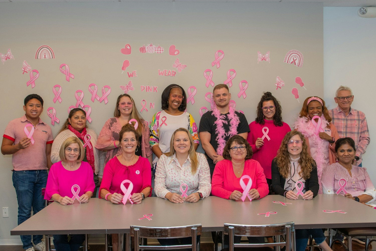 ESi's diverse team unites in pink to support Breast Cancer Awareness Month