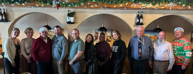 Employee Holiday Event with our President, Rich Munson