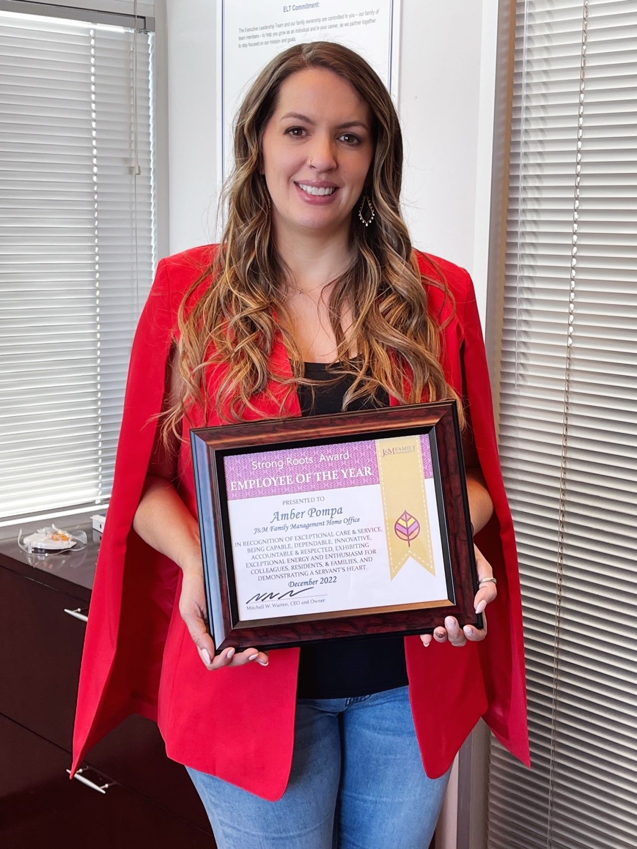 We recognize our most exceptional employees at our year-end Employee Awards ceremony. 