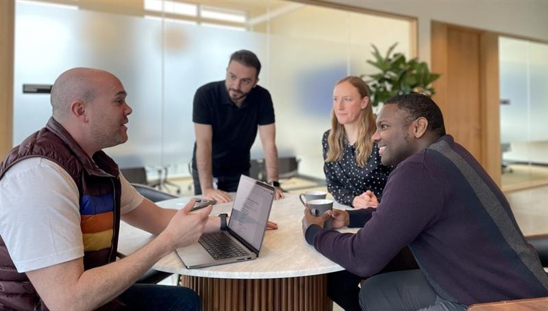 Collaborating, brainstorming, and exchanging ideas—our team believes in the power of coming together to solve challenges
