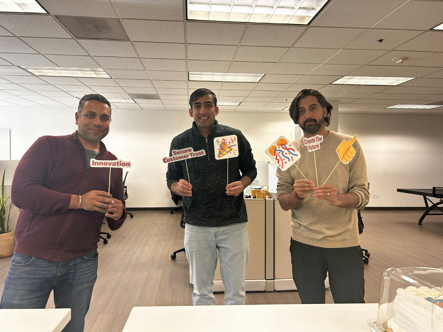 Marking our GPTW Certification Day with the people who make this place what it is.
