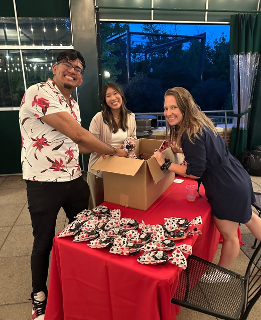 Human Resources team getting ready for the Employee Summer Party at Lincoln Park Zoo.