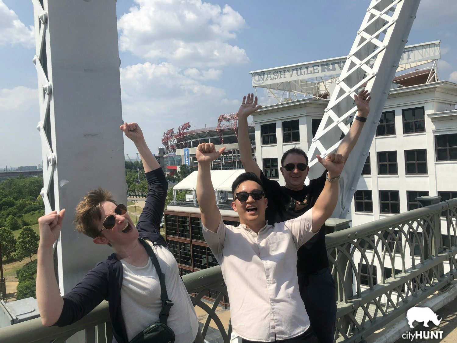 Team having a great time exploring Nashville! 