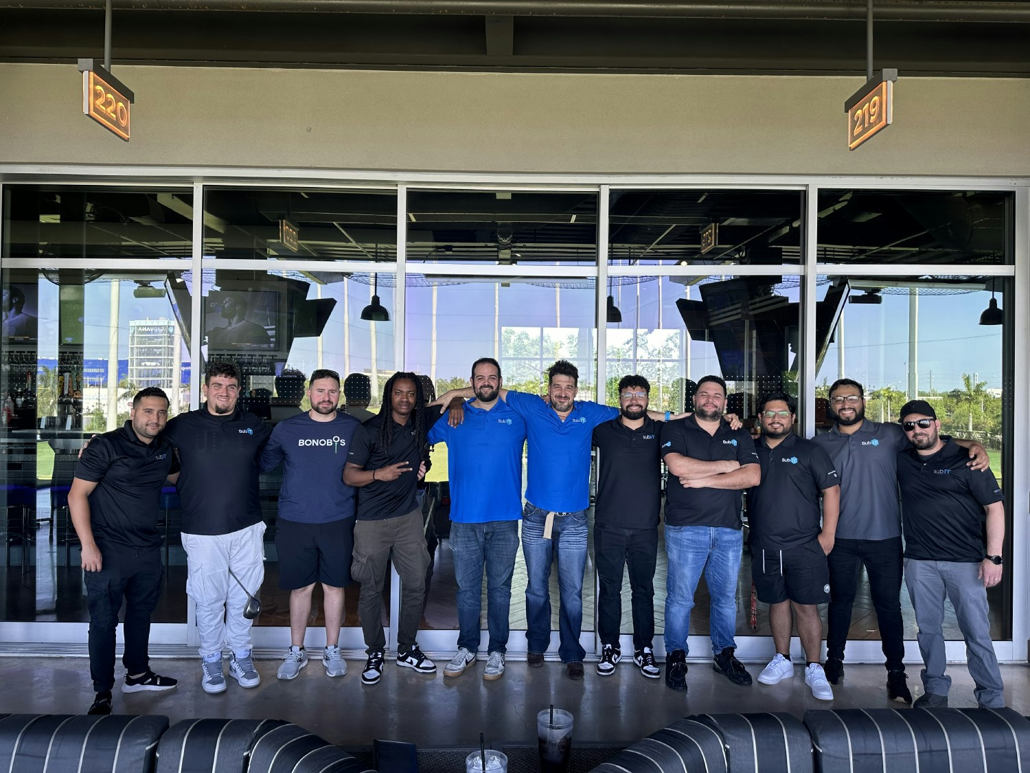 IT could be stressful, so it's important to reward our staff with company outings like this one at Top Golf!