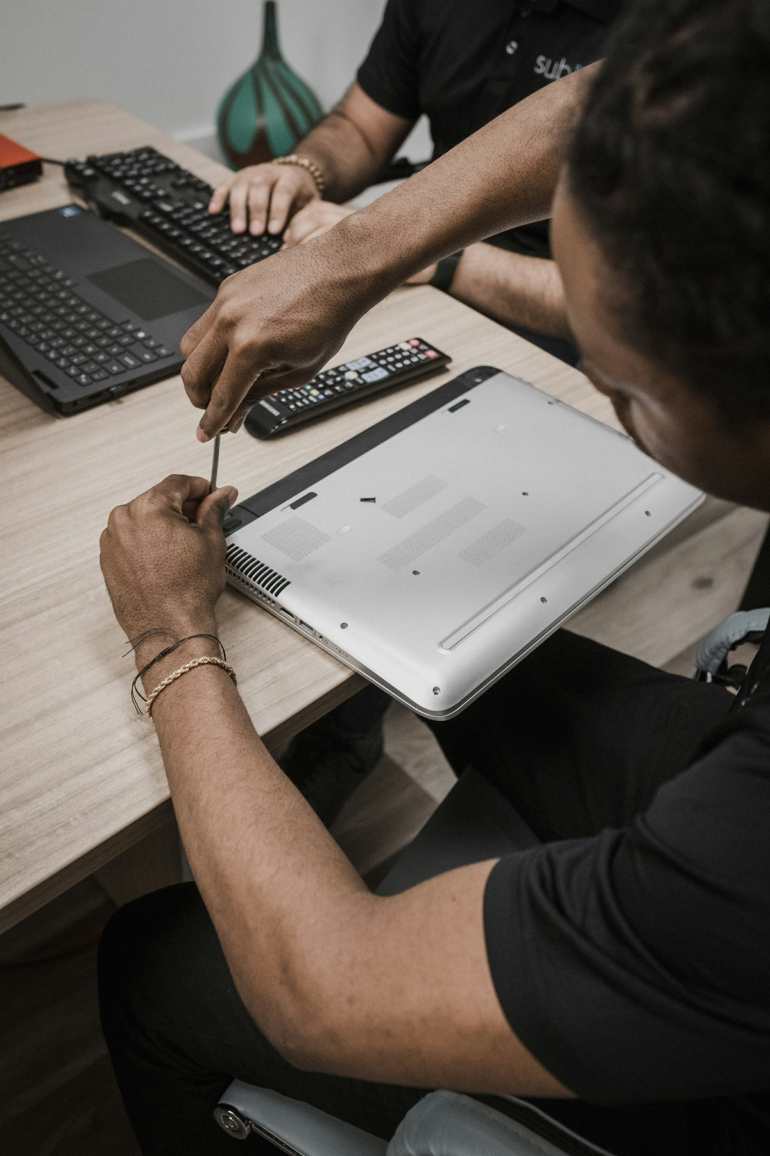 We handle computer repair and upgrades for our clients.