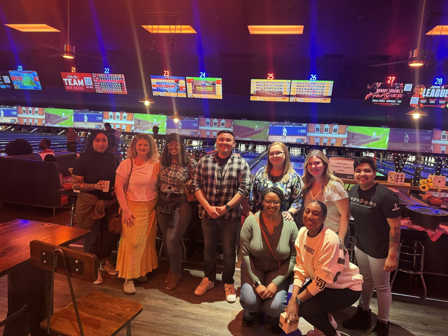 Bowling night with our SoCal crew! Team connection is how we recharge to keep showing up for students.