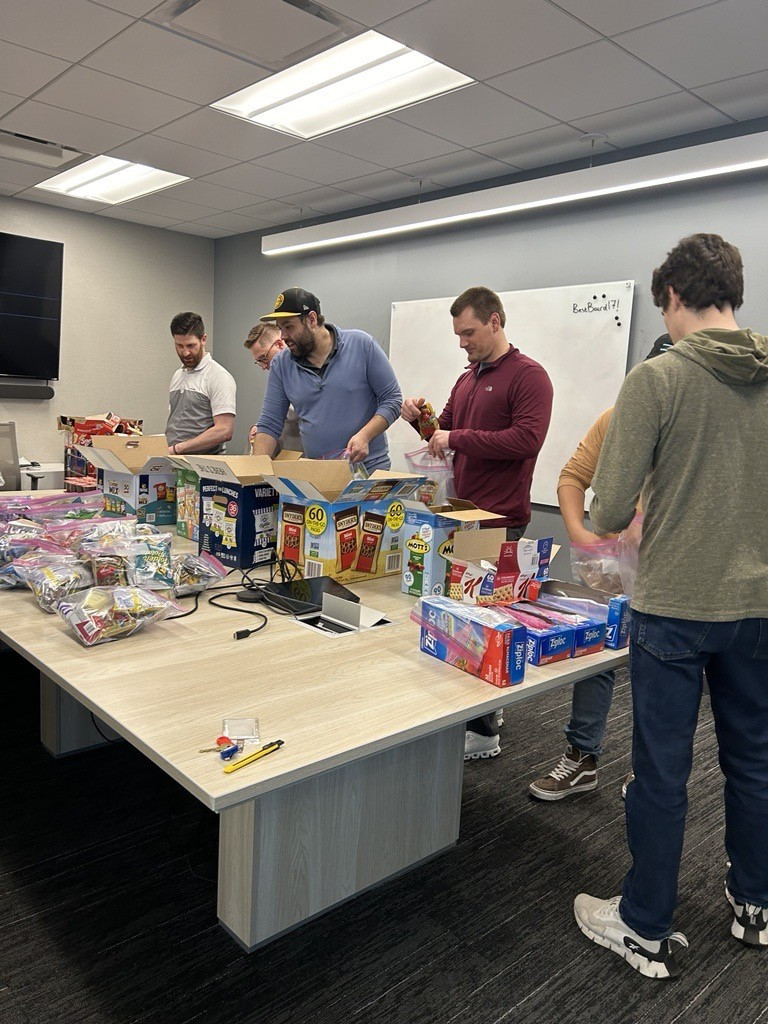 Volunteer event for Ronald McDonald House Charities.
