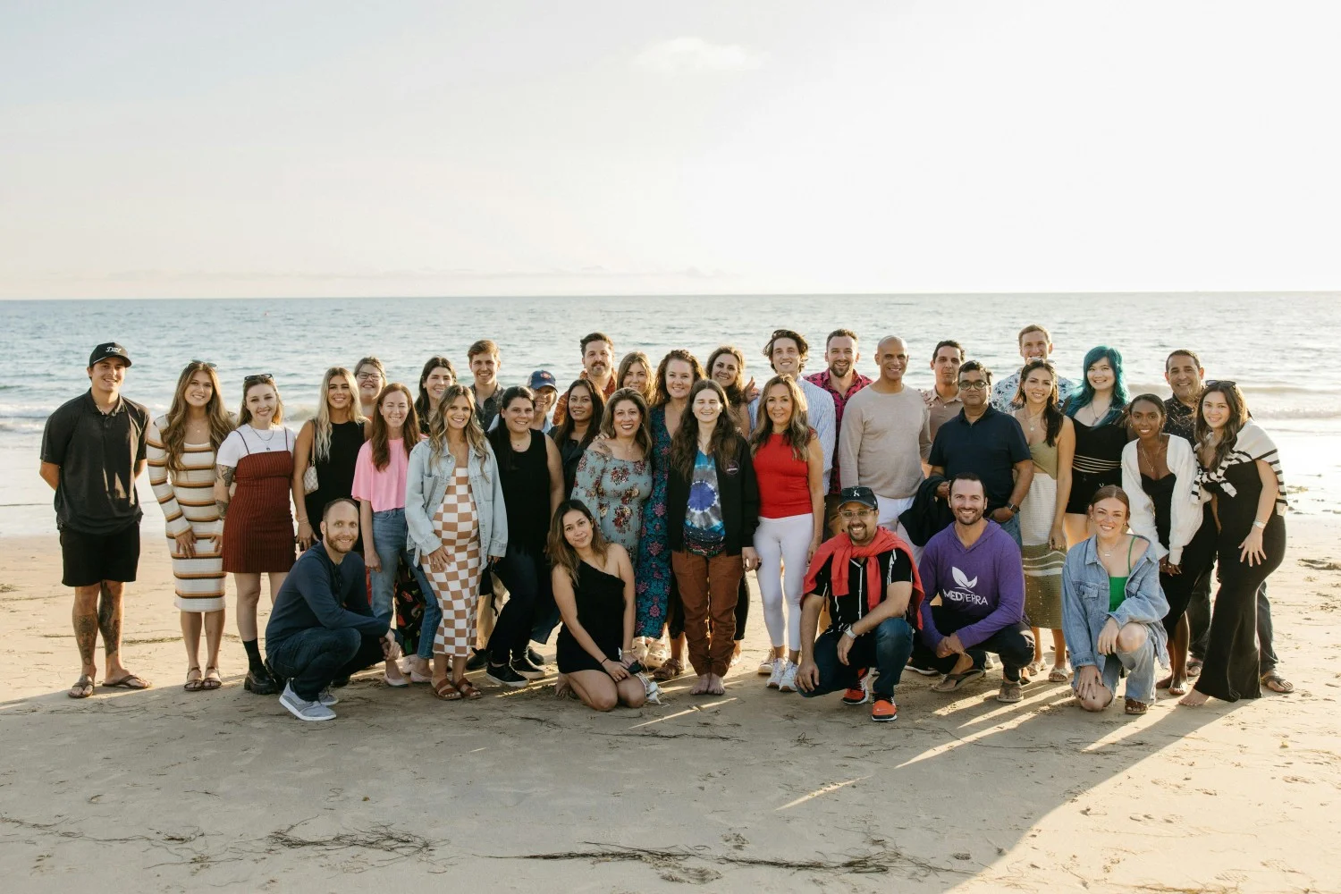 Our remote team at our annual All Staff Gathering at Crystal Cove, Laguna Beach CA