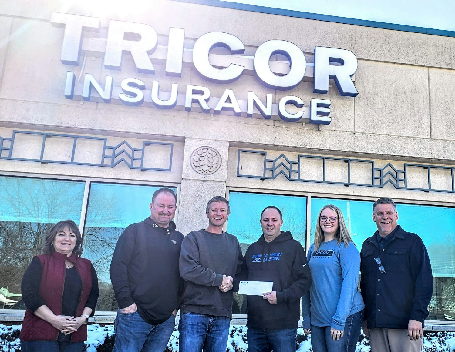 Our Onalaska office on behalf of TRICOR Insurance made a donation to the local soccer league, RUSH Wisconsin West. 