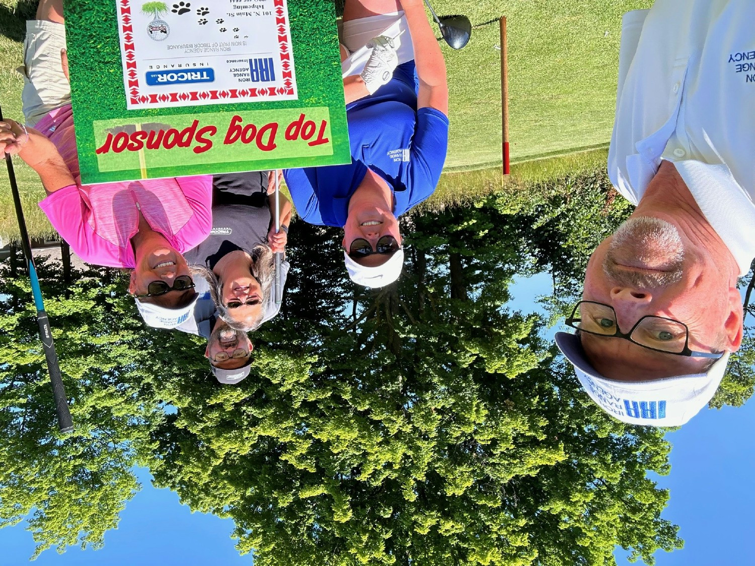 Our Ishpeming office participated in a golf outing to raise funds for their local animal shelter, UPAWS.