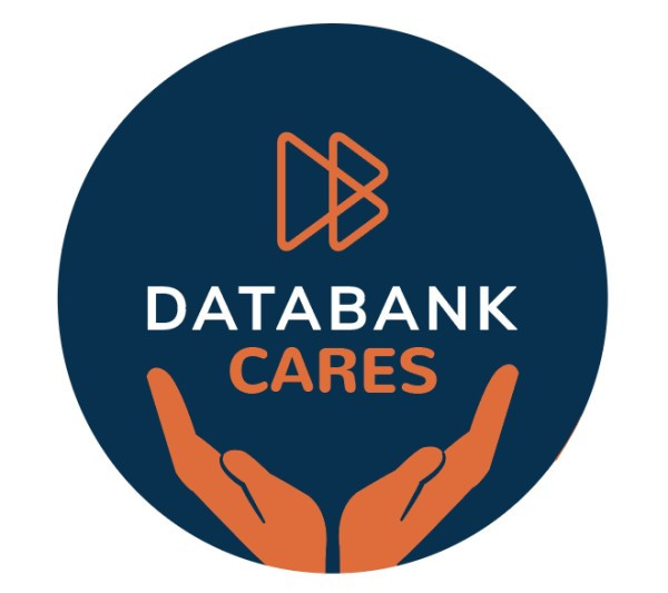 The DataBank Cares logo