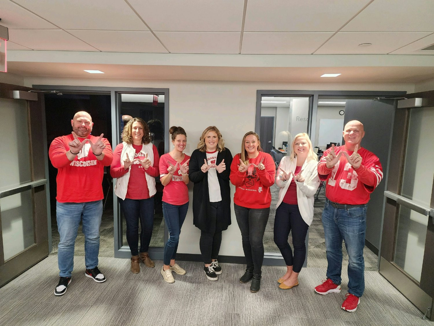 Marshfield Office - March Madness Wisconsin Badger Day