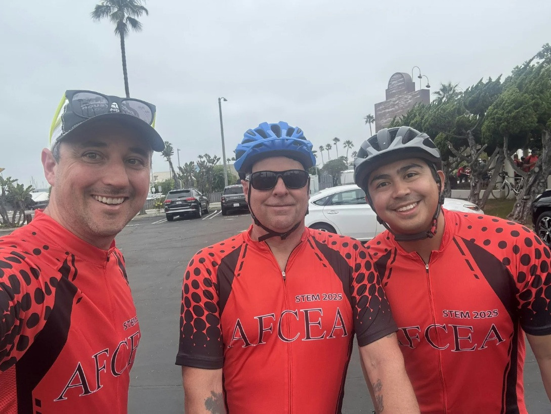 California Employees AFCEA Cycling for STEM