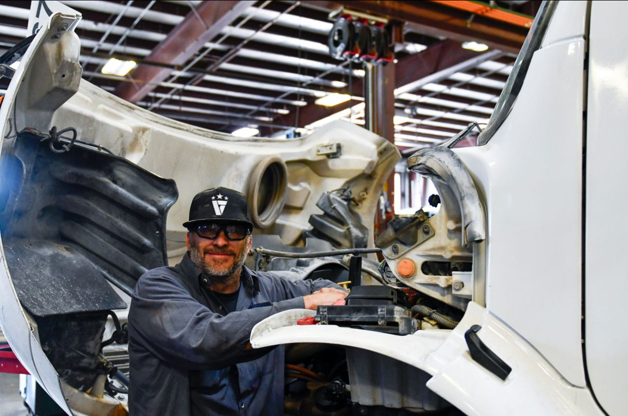Our skilled technician hard at work, ensuring every detail is perfect for optimal performance.