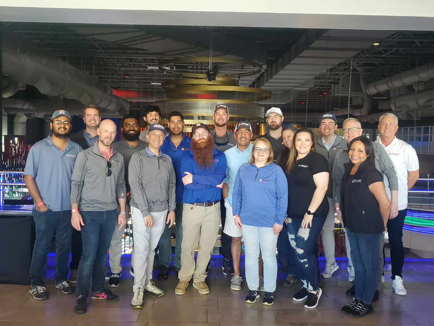 The Polaris team at its 2nd Annual Race Day. 