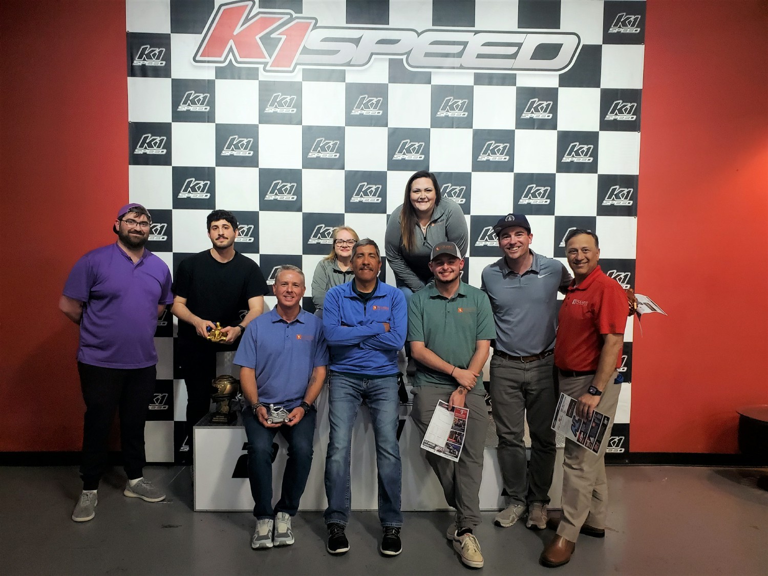 The Polaris Team After Its First Annual Race Day.