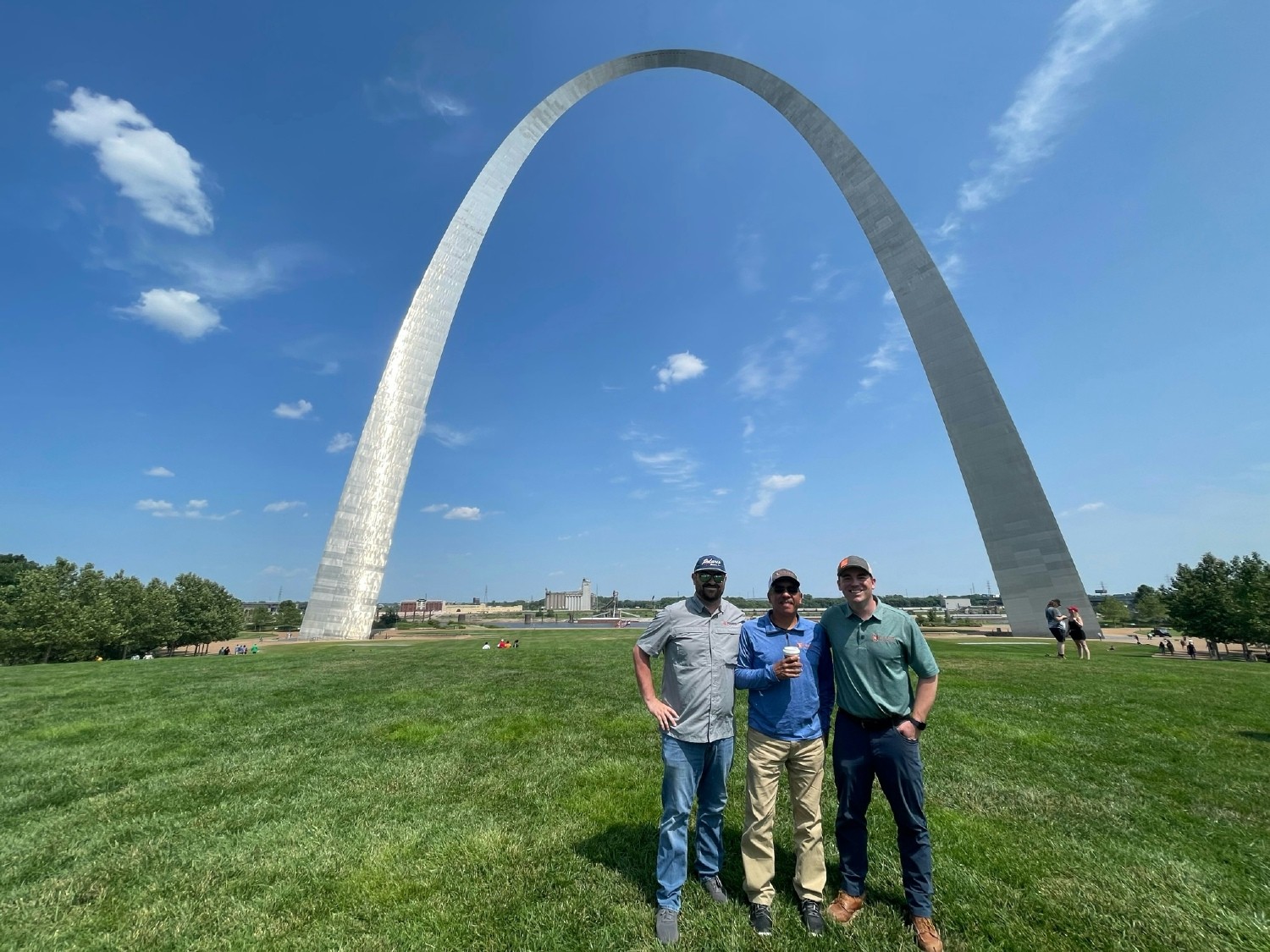 The Polaris Team Checking Out the Sites in St. Louis. 