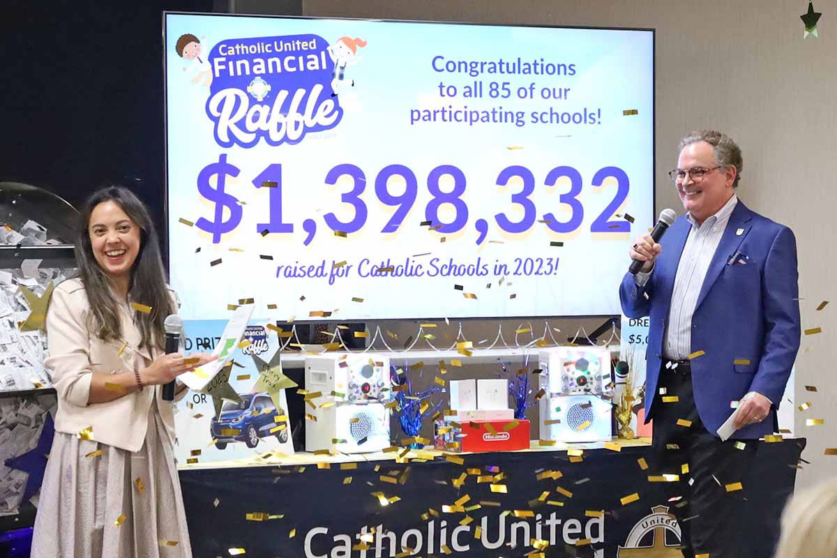Catholic United Financial sponsors a school fundraising program that has raised more than $14 million since 2009.