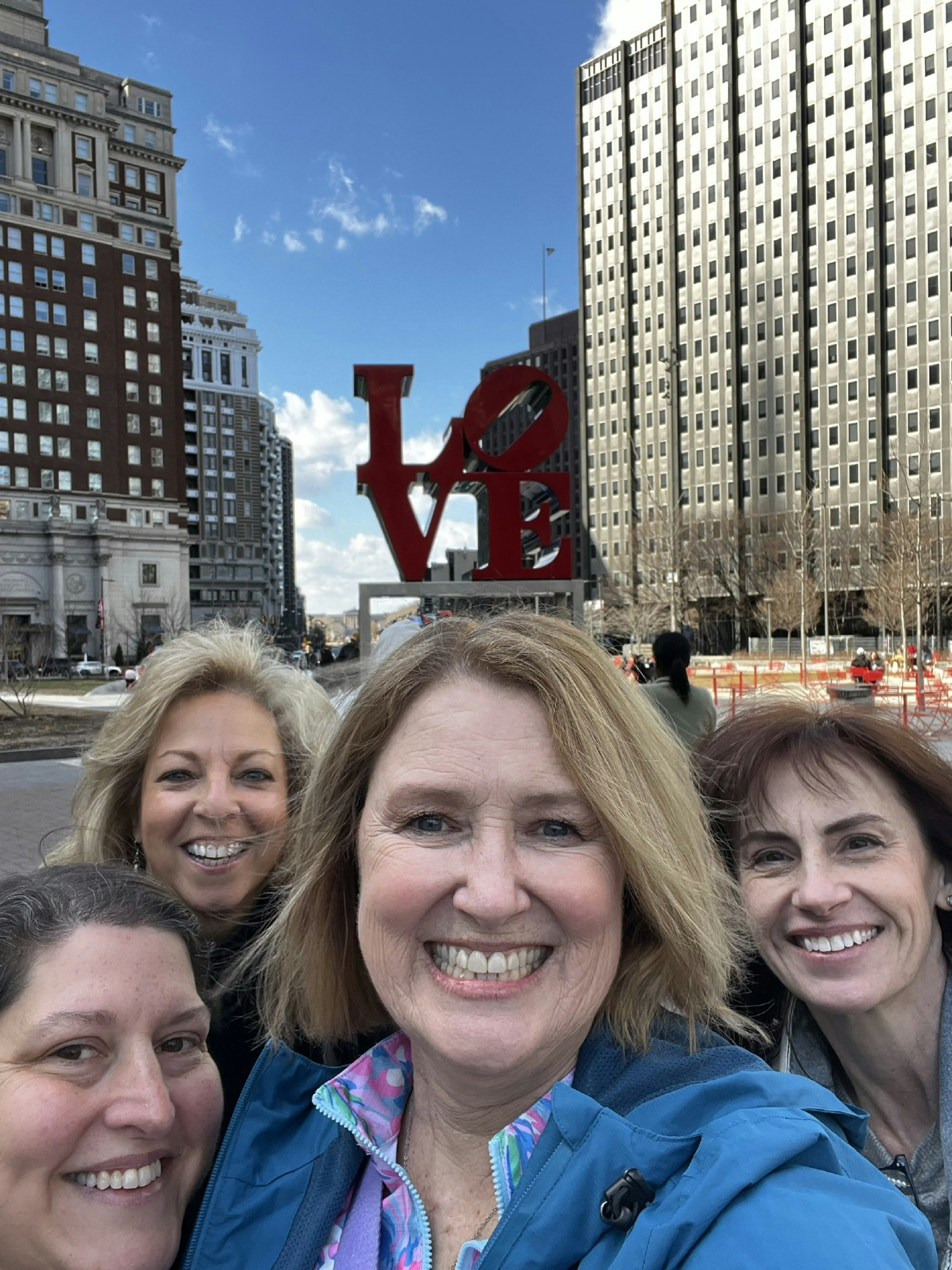Finding time to enjoy each other and the city we were visiting for a conference that many of us attended. 