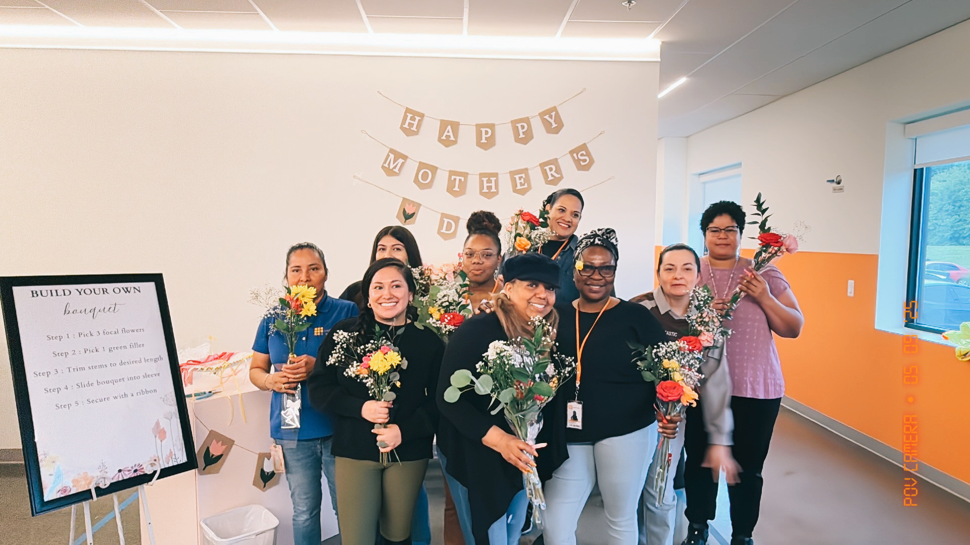 A Flower Bar was held for all the ladies to celebrate all of the mothers and mother figures at Capacity for Mother's Day