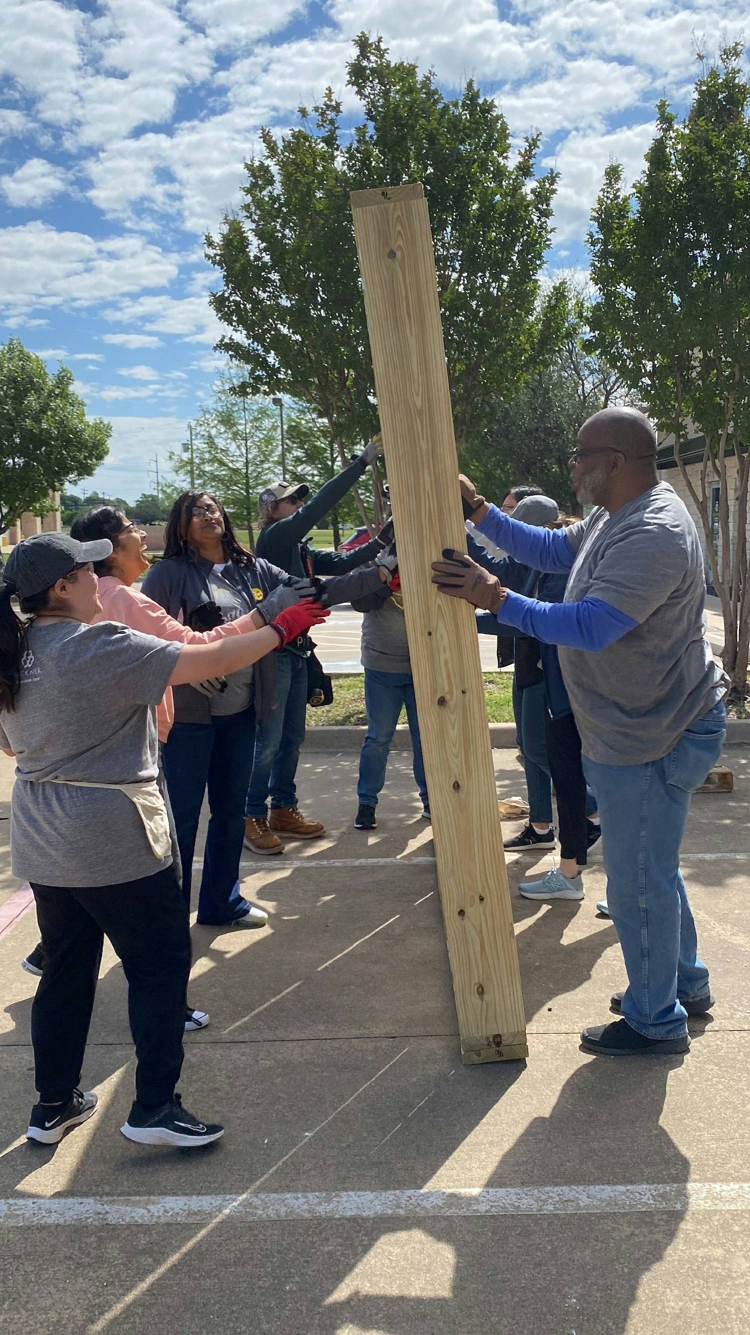 The Dallas team partners with our Missions team to help build a home for a vulnerable family in the Rio Grande Valley.