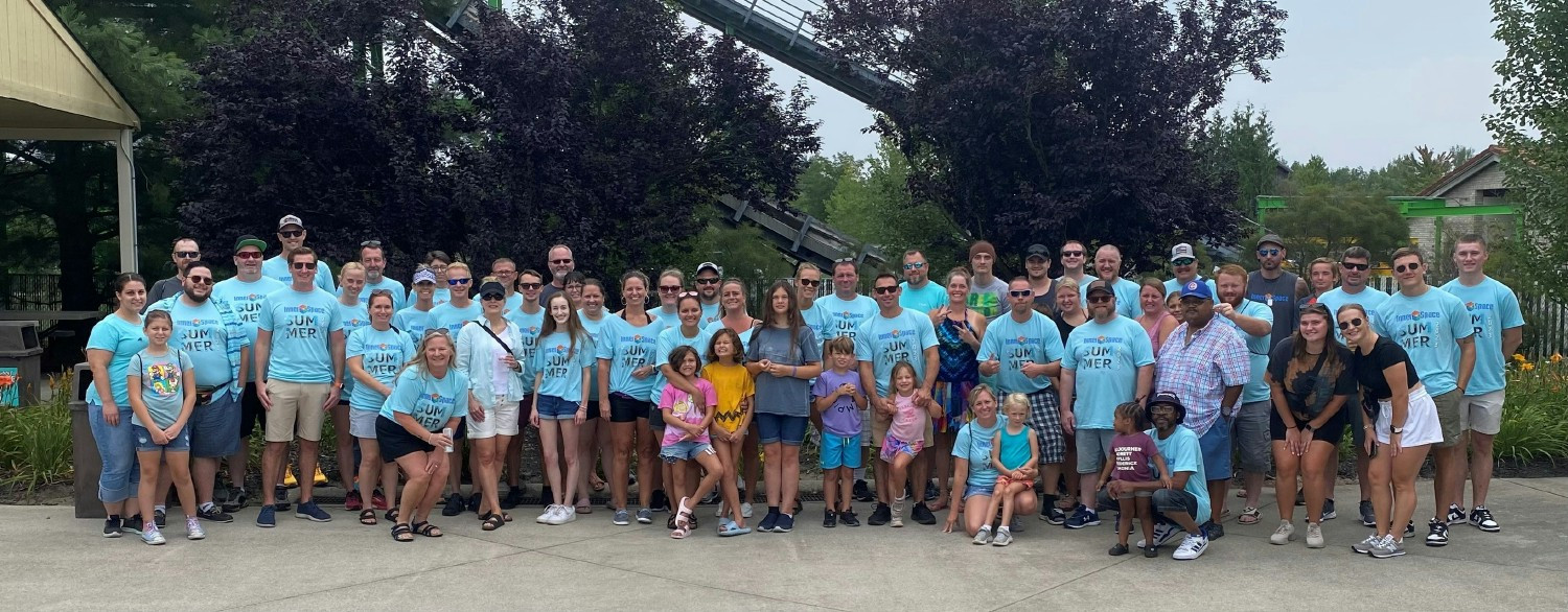 Creating memories with the employees and their families at our summer out. 