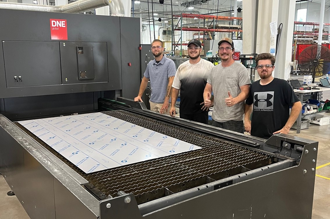 Team embracing the new equipment that will enhance our production capabilities and deliver even higher quality results.