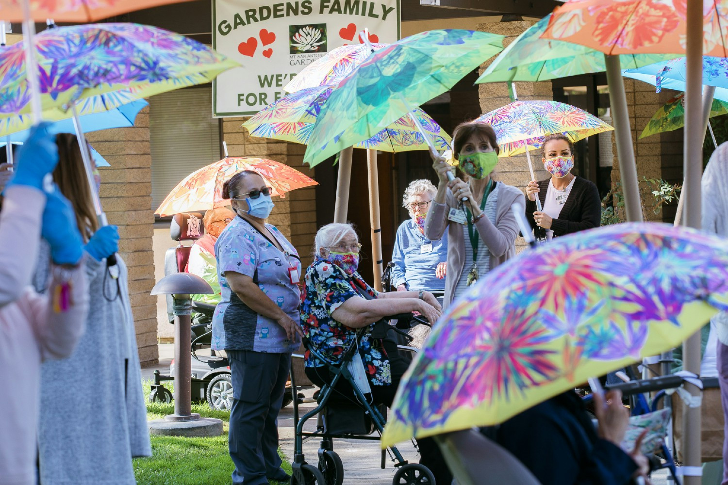 Employees and residents came together with Project: Look-Up, designed to inspire hope, strength and resilience.